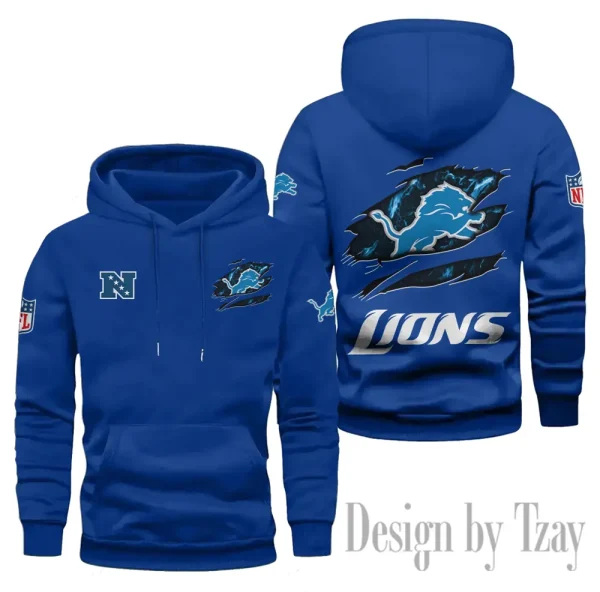 Detroit Lions Limited Edition Pocket Pullover Hoodie New 2025 AZ2DHD075 - Image 6