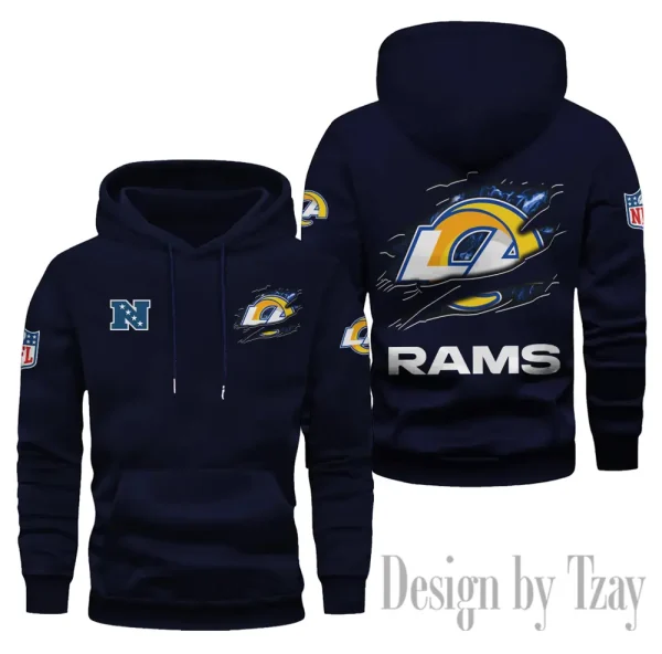 Los Angeles Rams Limited Edition Pocket Pullover Hoodie New 2025 AZ2DHD083