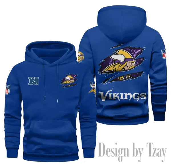 Minnesota Vikings Limited Edition Pocket Pullover Hoodie New 2025 AZ2DHD085