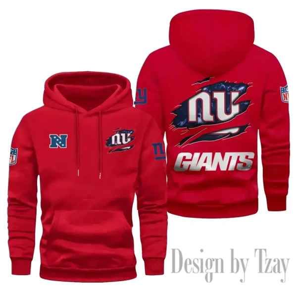 New York Giants Limited Edition Pocket Pullover Hoodie New 2025 AZ2DHD088 - Image 3
