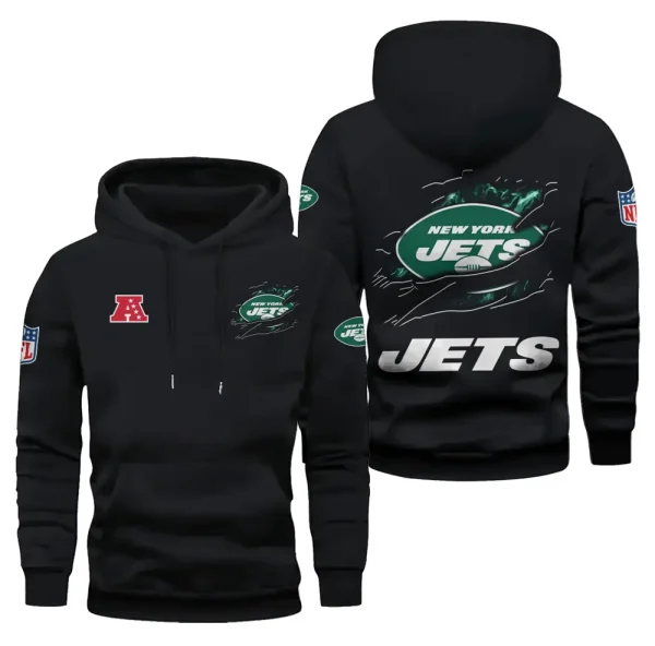 New York Jets Limited Edition Pocket Pullover Hoodie New 2025 AZ2DHD089 - Image 4