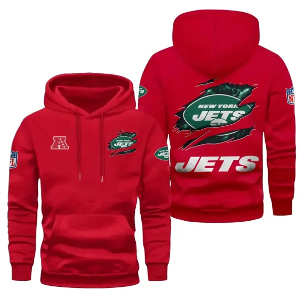 New York Jets Limited Edition Pocket Pullover Hoodie New 2025 AZ2DHD089 - Image 5