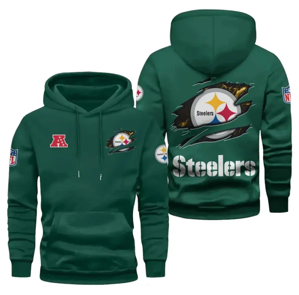 Pittsburgh Steelers Limited Edition Pocket Pullover Hoodie New 2025 AZ2DHD091