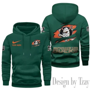 Anaheim Ducks Limited Edition Pocket Pullover Hoodie New 2025 AZ2DHD110