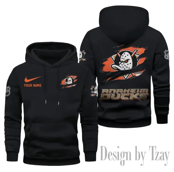 Anaheim Ducks Limited Edition Pocket Pullover Hoodie New 2025 AZ2DHD110 - Image 3