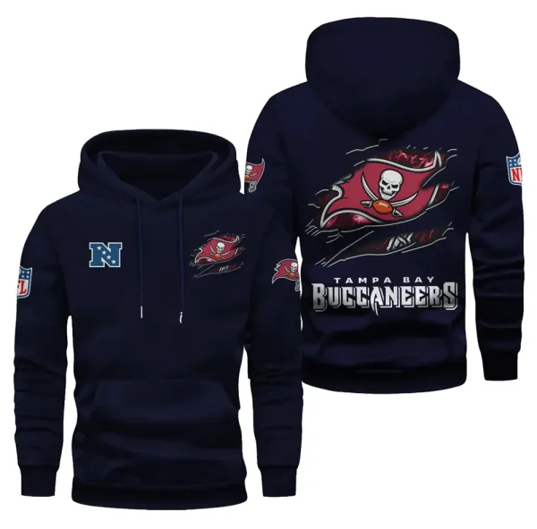 Tampa Bay Buccaneers Limited Edition Pocket Pullover Hoodie New 2025 AZ2DHD094 - Image 2