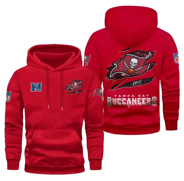 Tampa Bay Buccaneers Limited Edition Pocket Pullover Hoodie New 2025 AZ2DHD094 - Image 4