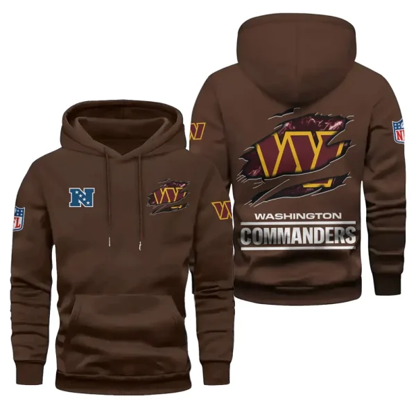 Washington Commanders Limited Edition Pocket Pullover Hoodie New 2025 AZ2DHD096