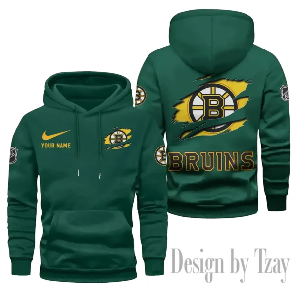 Boston Bruins Limited Edition Pocket Pullover Hoodie New 2025 AZ2DHD097 - Image 5