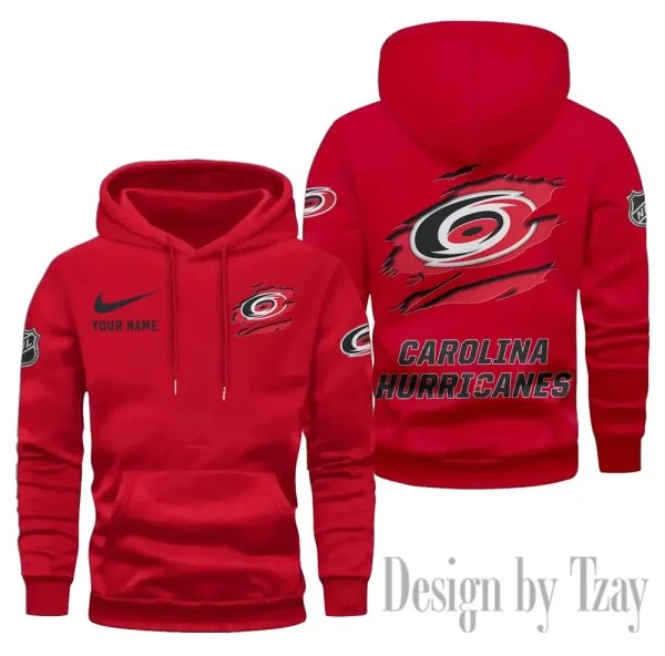 Carolina Hurricanes Limited Edition Pocket Pullover Hoodie New 2025 AZ2DHD100 - Image 2