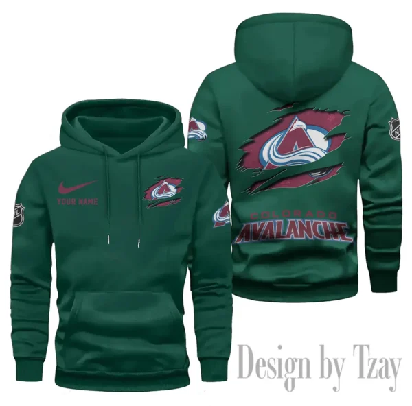Colorado Avalanche Limited Edition Pocket Pullover Hoodie New 2025 AZ2DHD102 - Image 3