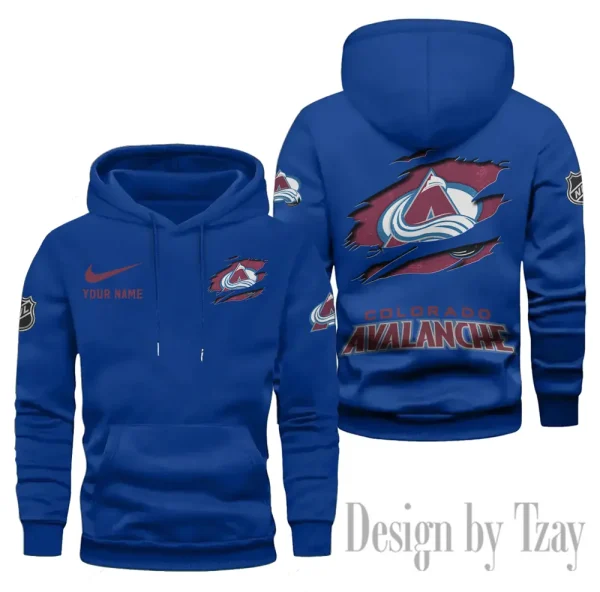 Colorado Avalanche Limited Edition Pocket Pullover Hoodie New 2025 AZ2DHD102 - Image 6