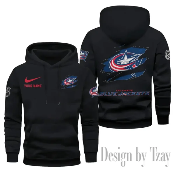 Columbus Blue Jackets Limited Edition Pocket Pullover Hoodie New 2025 AZ2DHD103