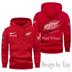 Detroit Red Wings Limited Edition Pocket Pullover Hoodie New 2025 AZ2DHD105