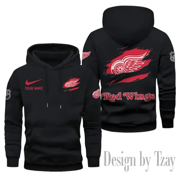 Detroit Red Wings Limited Edition Pocket Pullover Hoodie New 2025 AZ2DHD105 - Image 4
