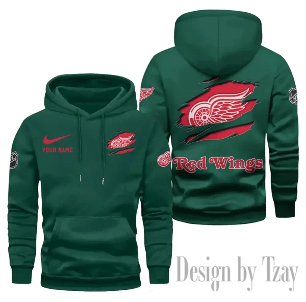 Detroit Red Wings Limited Edition Pocket Pullover Hoodie New 2025 AZ2DHD105 - Image 5