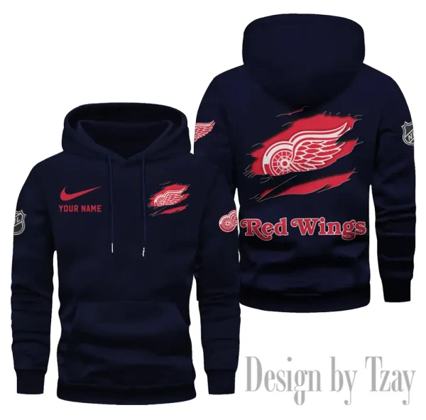 Detroit Red Wings Limited Edition Pocket Pullover Hoodie New 2025 AZ2DHD105 - Image 6