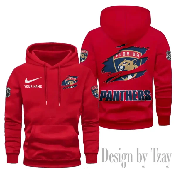 Florida Panthers Limited Edition Pocket Pullover Hoodie New 2025 AZ2DHD106 - Image 2