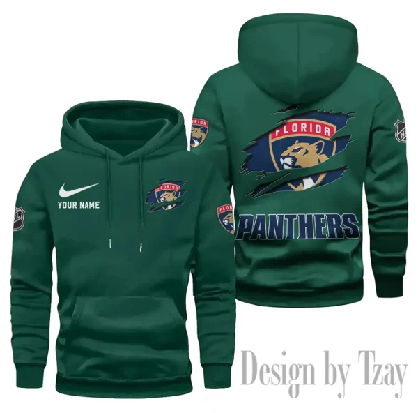 Florida Panthers Limited Edition Pocket Pullover Hoodie New 2025 AZ2DHD106 - Image 3