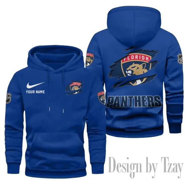 Florida Panthers Limited Edition Pocket Pullover Hoodie New 2025 AZ2DHD106 - Image 4