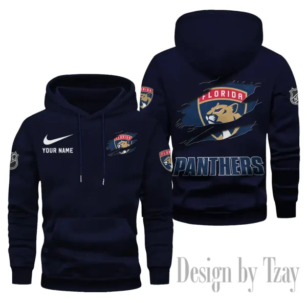 Florida Panthers Limited Edition Pocket Pullover Hoodie New 2025 AZ2DHD106 - Image 5