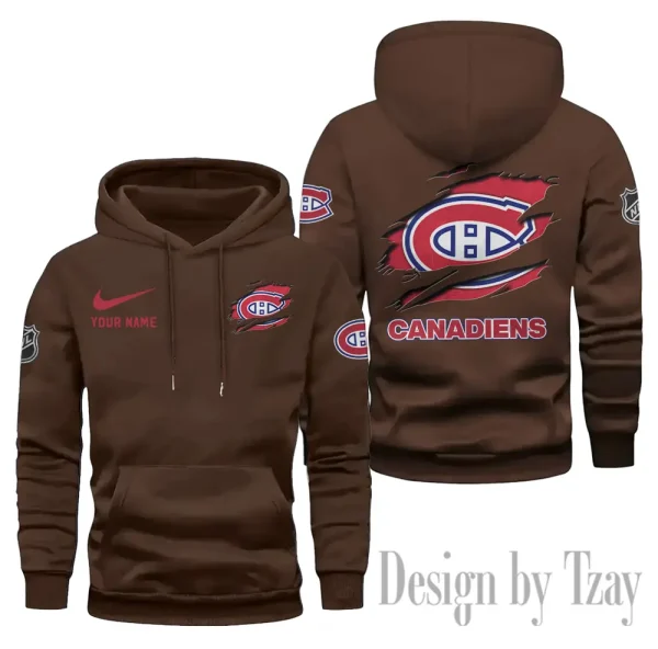 Montréal Canadiens Limited Edition Pocket Pullover Hoodie New 2025 AZ2DHD108 - Image 3