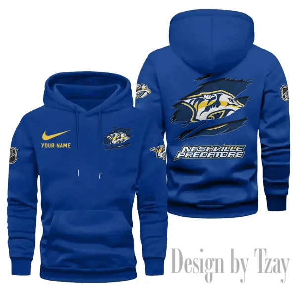 Nashville Predators Limited Edition Pocket Pullover Hoodie New 2025 AZ2DHD109