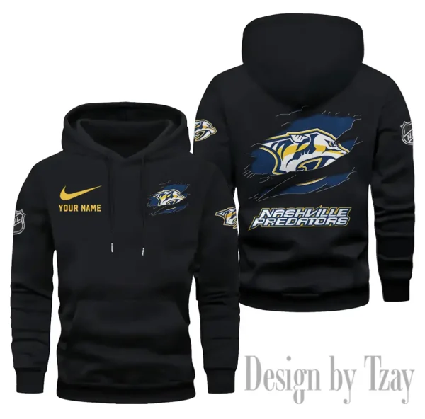 Nashville Predators Limited Edition Pocket Pullover Hoodie New 2025 AZ2DHD109 - Image 2
