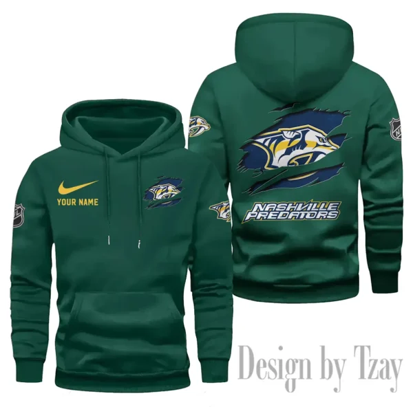 Nashville Predators Limited Edition Pocket Pullover Hoodie New 2025 AZ2DHD109 - Image 3