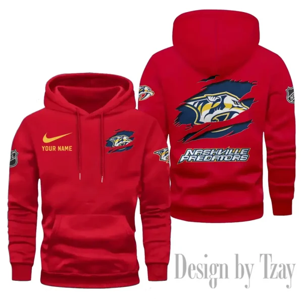 Nashville Predators Limited Edition Pocket Pullover Hoodie New 2025 AZ2DHD109 - Image 5