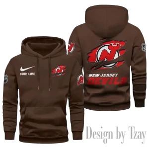 New Jersey Devils Limited Edition Pocket Pullover Hoodie New 2025 AZ2DHD111