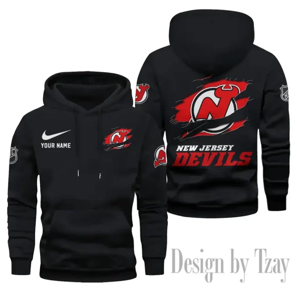 New Jersey Devils Limited Edition Pocket Pullover Hoodie New 2025 AZ2DHD111 - Image 4