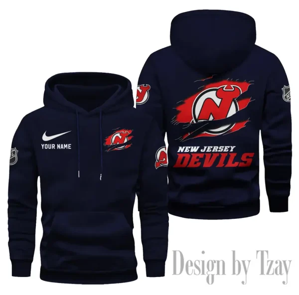 New Jersey Devils Limited Edition Pocket Pullover Hoodie New 2025 AZ2DHD111 - Image 5