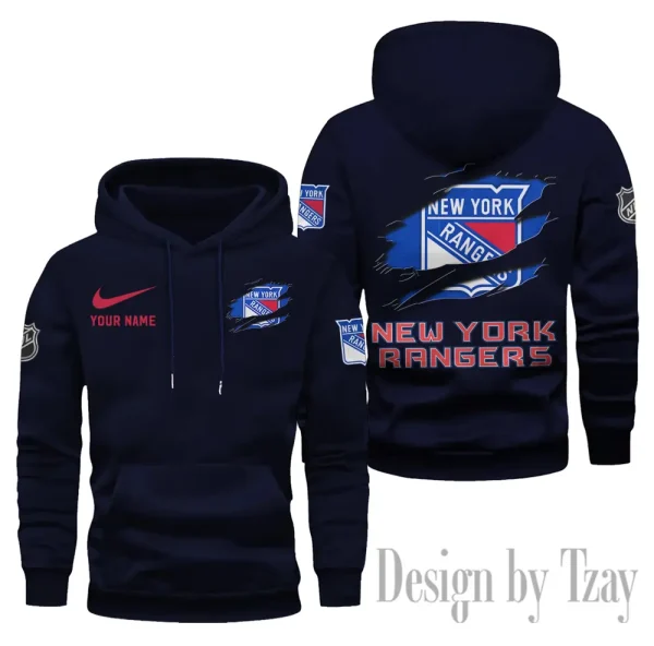 New York Rangers Limited Edition Pocket Pullover Hoodie New 2025 AZ2DHD113