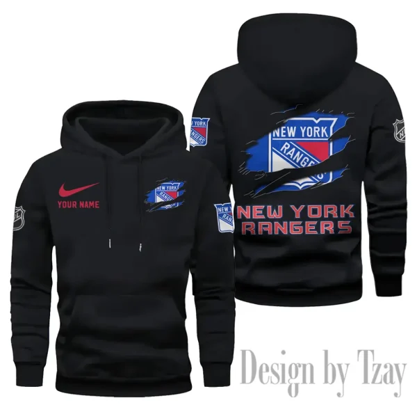 New York Rangers Limited Edition Pocket Pullover Hoodie New 2025 AZ2DHD113 - Image 4