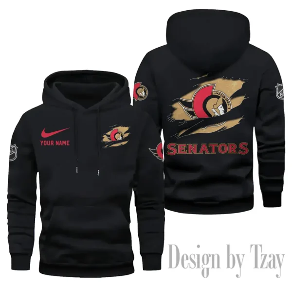 Ottawa Senators Limited Edition Pocket Pullover Hoodie New 2025 AZ2DHD114 - Image 4