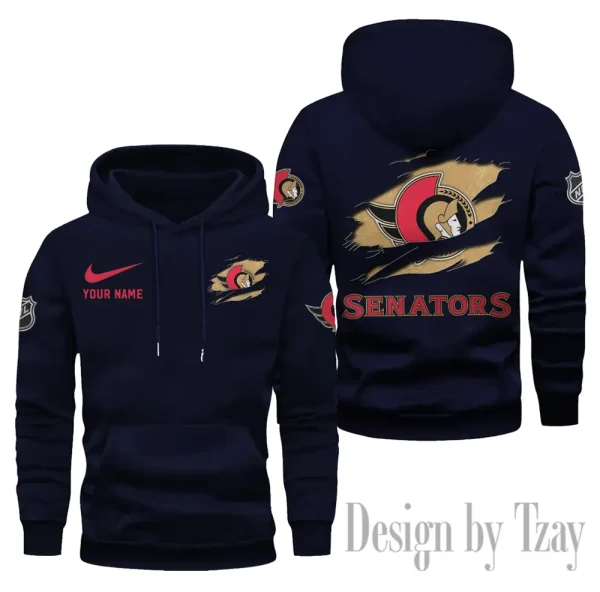 Ottawa Senators Limited Edition Pocket Pullover Hoodie New 2025 AZ2DHD114 - Image 6