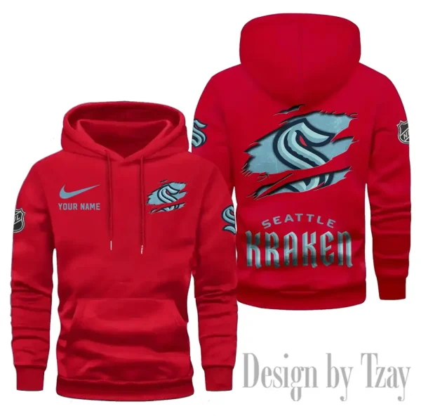 Seattle Kraken Limited Edition Pocket Pullover Hoodie New 2025 AZ2DHD118