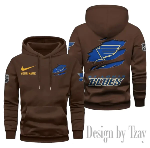 St. Louis Blues Limited Edition Pocket Pullover Hoodie New 2025 AZ2DHD119 - Image 5