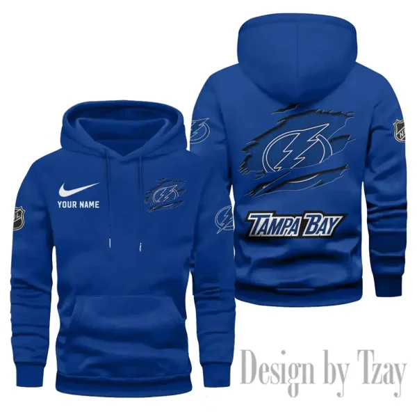 Tampa Bay Lightning Limited Edition Pocket Pullover Hoodie New 2025 AZ2DHD120 - Image 3
