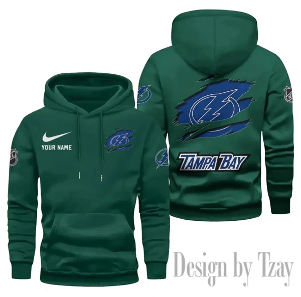 Tampa Bay Lightning Limited Edition Pocket Pullover Hoodie New 2025 AZ2DHD120 - Image 4