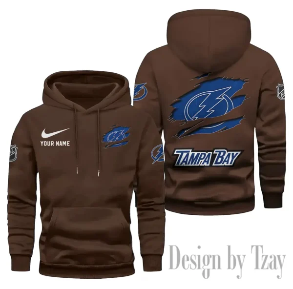 Tampa Bay Lightning Limited Edition Pocket Pullover Hoodie New 2025 AZ2DHD120 - Image 5