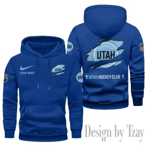 Utah Hockey Club Limited Edition Pocket Pullover Hoodie New 2025 AZ2DHD122