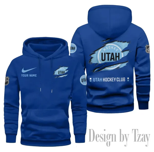 Utah Hockey Club Limited Edition Pocket Pullover Hoodie New 2025 AZ2DHD122