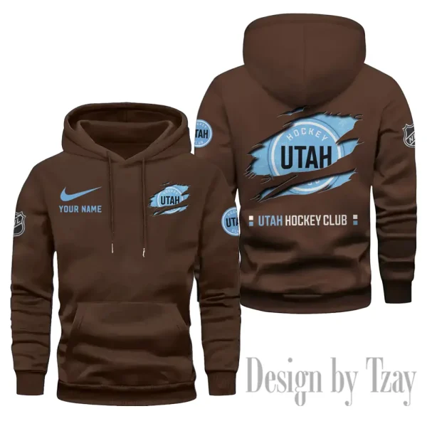 Utah Hockey Club Limited Edition Pocket Pullover Hoodie New 2025 AZ2DHD122 - Image 4