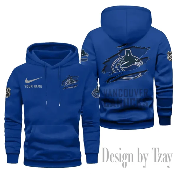 Vancouver Canucks Limited Edition Pocket Pullover Hoodie New 2025 AZ2DHD123