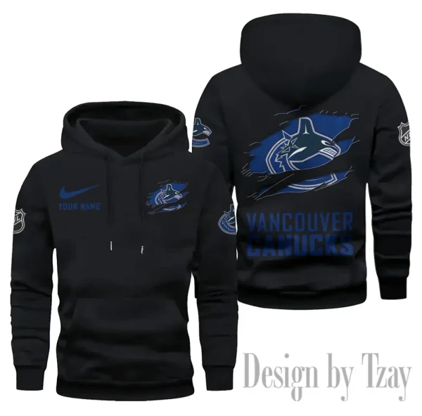 Vancouver Canucks Limited Edition Pocket Pullover Hoodie New 2025 AZ2DHD123 - Image 2