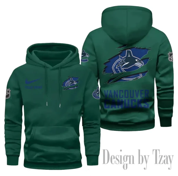 Vancouver Canucks Limited Edition Pocket Pullover Hoodie New 2025 AZ2DHD123 - Image 3