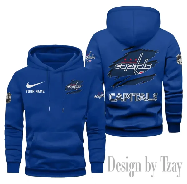 Washington Capitals Limited Edition Pocket Pullover Hoodie New 2025 AZ2DHD125