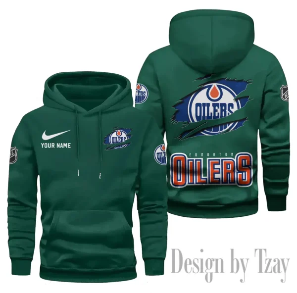 Edmonton Oilers Limited Edition Pocket Pullover Hoodie New 2025 AZ2DHD127 - Image 3